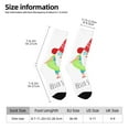 thumbnail image 2 of Logiee Hello Summer Gnome 2 Print Adult Socks for Men & Women,Calf Socks, Ankle Socks,Boots Socks,Breathable Casual Sock,Unisex Crew Socks, 2 of 6
