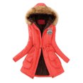 thumbnail image 2 of Ichuanyi liquidación para mujer chaqueta de capucha larga calientes capas de invierno delgadas ICHUANYI WER2023081603954, 2 of 7