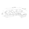 thumbnail image 2 of Modular Sectional Sofa, 3-Seater Sofa, Modern L-Shaped Sofa for Living Room Bedroom Apartment, 2 of 6
