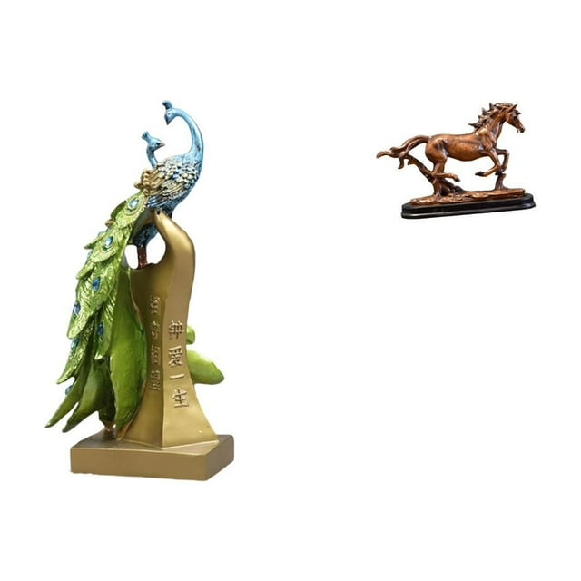 Figura de , estatua de caballo, escultura de animal de resina, adorno de escritorio en miniatura con diseño texturizado artístico, adecuado p