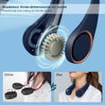 thumbnail image 5 of CIVPOWER Ventilador de cuello: Ventilador portátil sin aspas recargable con refrigeración personal para el cuello, manos libres, 3 velocidades, batería de 4000 mAh, diseño de auriculares portátiles op, 5 of 5