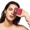 thumbnail image 5 of K-Lion for Samsung Galaxy Z Flip 3 6.7 Inch Slim Fit Case, Premium PU Leather + Plating Frame Wallet Case with Crossbody Strap for Women Girls Shockproof Full Protection, Purple, 5 of 6
