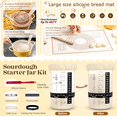 thumbnail image 2 of TERRAN Sourdough Starter Kit Bread Baking Kit – Bread Baking Kit with Proofing Basket and Tools, Complete Set for Home Bakers and Gift Giving, 2 of 6