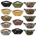 thumbnail image 2 of Riñonera multicapa con cuatro cremalleras para hombre, para correr, hacer ejercicio, deportes al aire libre, ocio, viajes, teléfono móvil, monedero, 2 of 6