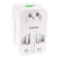 thumbnail image 4 of Universal Dual USB Port Multi Charger International Travel AU EU USA Wall Charger Adapter Converter White, 4 of 8