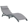 thumbnail image 3 of vidaXL Solid Acacia Wood Sun Lounger with Cushion Wooden Sun Bed Multi Colors, 3 of 10