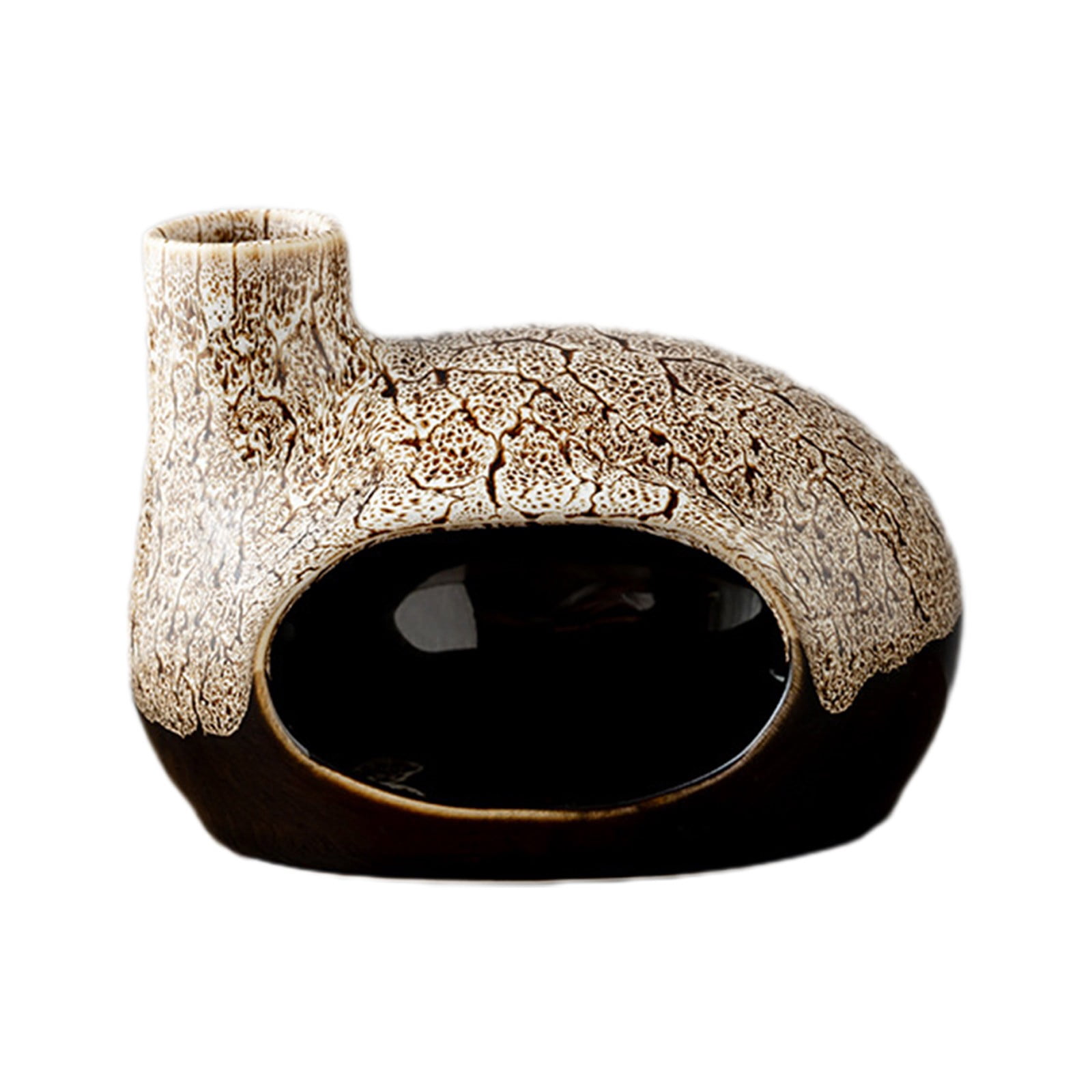 Inerposs Handcrafted Ceramic Palo Incense Censer, Wood Sticks Incense Holder, Aromatic Cone Burner, Home Decor for Relaxation and Meditation, Unique Gift for Friends and Family