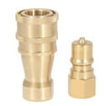 Full copper hydraulic closed double selflocking quick connector kit