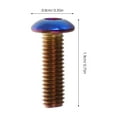 thumbnail image 2 of RENACLIPY 8Pcs Metal Steering Wheel Screws for Car - Easy to Install, High Strength Replacement Hardware, 2 of 8