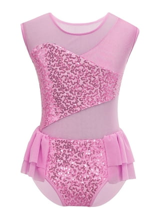 Straberry Flurry Ombre Gymnastics Leotards for Girls and Youth 
