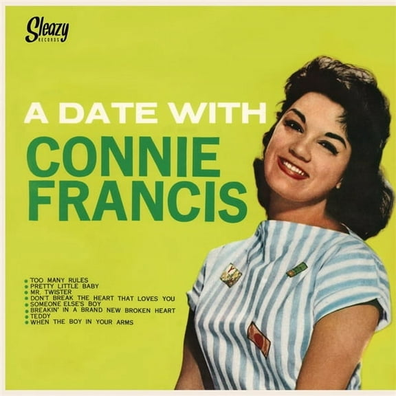 A Date With (10") Connie Francis (Vinyl Record)