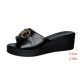 thumbnail image 5 of Vestidos de Tamaño Mayor de las Mujeres Estilo Versátil Casual Tacón de Cuña Primavera/Verano Sandalias Ligeras de Moda Zapatos Negros de las Mujeres, 5 of 9