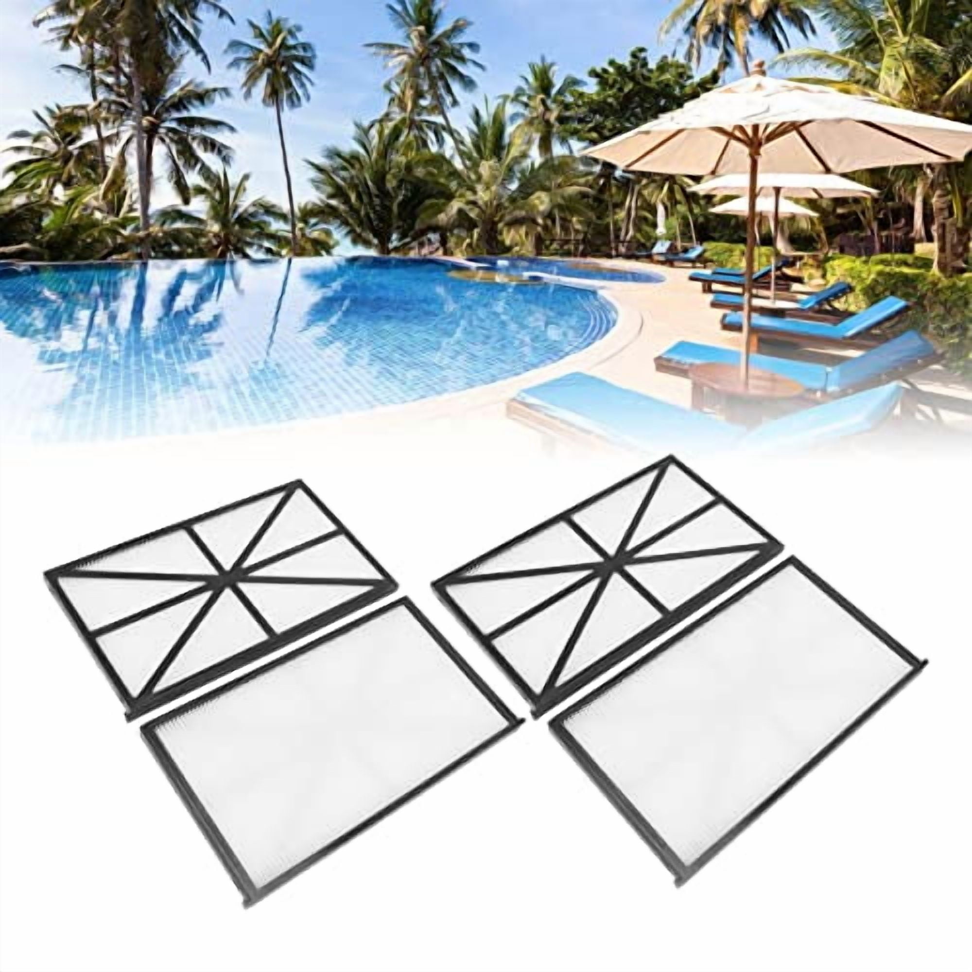2pcs Robotic Pool Cleaner Filter Cartridge for TigerShark RCX70101, Activated Carbon High Efficiency Pool Replacement Filter Panel