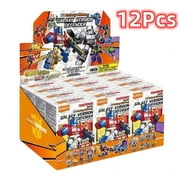 1/12Pcs Transformer building block 5.5cm Optimus Prime bumblebee Megatron Thundercracker Robot Action Figure Splicing toys