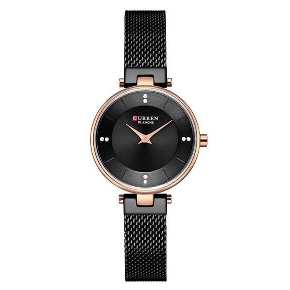 CURREN Womens Watches Slim Fashion Quartz Diamond Watch With Stainless Steel Mesh Strap 9031 Female Clock Relogio Feminino