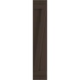 thumbnail image 5 of Ekena Millwork 10 3/4"W x 50"H True Fit PVC Two Board Joined Board-n-Batten Shutters w/Z-Bar, Raisin Brown (Per Pair - Hardware Not Included), 5 of 8