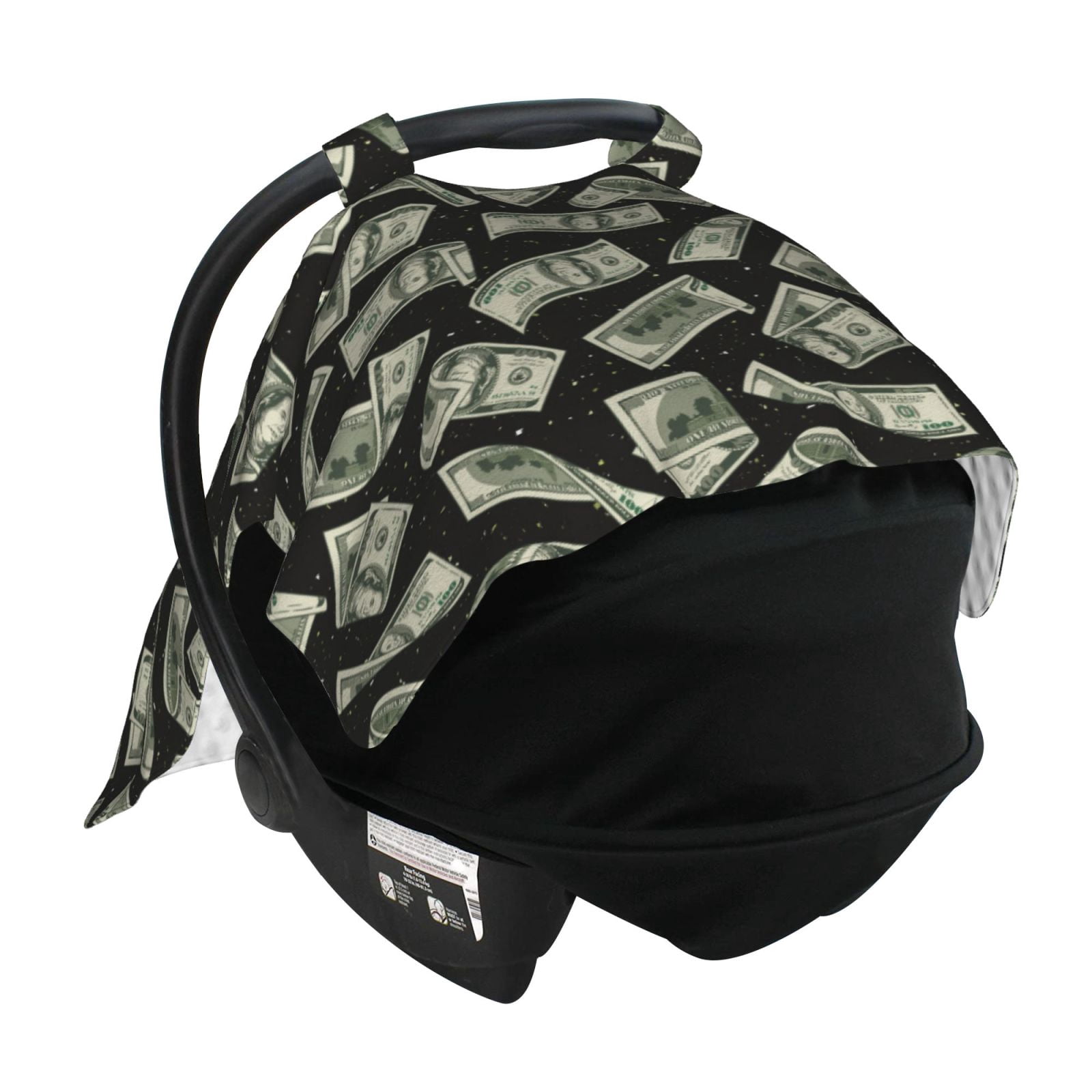 Car Seat Cover Baby - Dollar Breathable Infant Car Seat Cover for Baby Carseat, Lightweight Comfort Baby Essentials Must Haves Newborn Stuff for Girl Boy