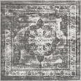 thumbnail image 1 of Unique Loom 3141299 6 x 6 ft. Salle Garnier Sofia Square Rug, Gray, 1 of 5