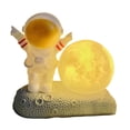 thumbnail image 2 of Spaceman Night Lamp, Soft Warm Lighting Spaceman Moon Night Light  for Bedroom Side Gold,Front Gold, 2 of 8