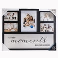 thumbnail image 4 of Mainstays 5- Opening 21.5x17.1 "Little Moments Big Memories" Collage Frame, Holds 1 - 5x7 and 4 - 4x6, Black, 4 of 7