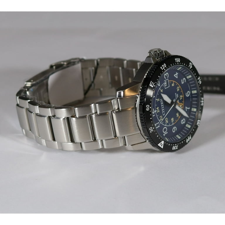 Citizen Eco-Drive Promaster Land GMT Blue Dial Men's Watch BJ7094