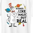 thumbnail image 3 of Cat in the Hat - Science Like Magic But Real - Women's Short Sleeve Graphic T-Shirt, 3 of 5