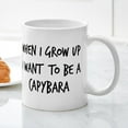 thumbnail image 3 of CafePress - Grow Up Capybara Mug - 11 oz Ceramic Mug - Novelty Coffee Tea Cup, 3 of 4