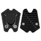 thumbnail image 4 of Placa de extensión de soporte lateral de aluminio CNC para Piaggio Vespa GTS 300ie Sprint LX (negro), 4 of 8