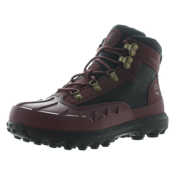 Timberland Converge Mid Shell Toe Boot GS Boys Shoes Size 7, Color: Burgundy Nubuck