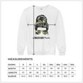 thumbnail image 7 of Military Mom Sweatshirt Proud Mom Life Messy Bun Sunglasses Mother's Day Mama Mommy Active Duty Veteran Vet Crewneck, 7 of 7