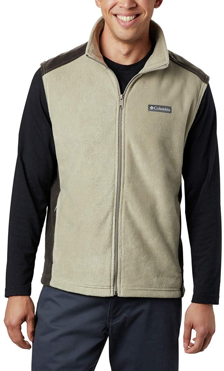 Charcoal Heather Columbia Mens Big Steens Mountain™ Vest Outerwear 3X