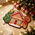 thumbnail image 5 of KKOUHVY Christmas Rug, Non-slipped & Absorbent Christmas Door Mat, Super Soft Cozy Cabin Xmas Front Door Rug for Indoor Entryway, 24x36 inch, 5 of 6