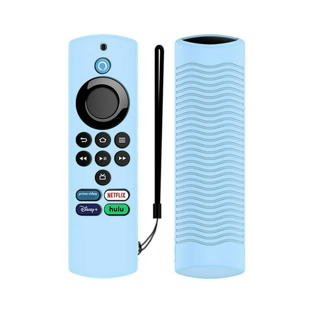 Remote Cover with Lanyard for Amazon Fire TV Stick Lite (Luminous Ice Blue)
