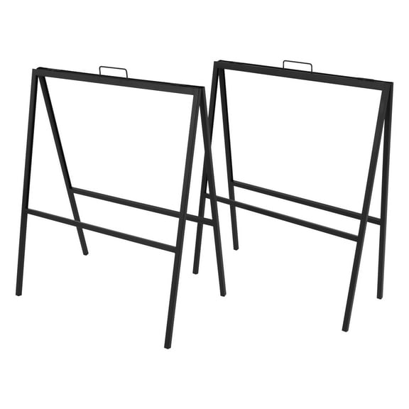 Heavy Duty Sidewalk Sign Holder, Folding Sign Holder, 2PCS Sign Stands