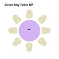 thumbnail image 3 of HeavyDuty Plastic Table Covers TABLECLOTH (Reusable) in 24 colors and 2 Size!!, 3 of 6