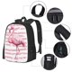 thumbnail image 2 of Disketp Flamingo Mochila Minimalista de Gran Capacidad, Mochila de Viaje para Escuela, Trabajo o Uso Diario, 2 of 6