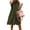 Army Green, variant on VONDA Women's Sleeveless Ruffles Dress Loose Minidress Casual Summer Dress