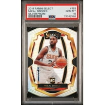 Graded 2018 Panini Select Mikal Bridges #192 Silver Prizm Rookie RC Basketball Card PSA 10 Gem Mint