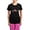 With Pink Pant, variant on CafePress - Color Guard Guard Girl Pajamas - Women's Short Sleeve Print T-Shirt and Pants Dark Cotton Pajama Set