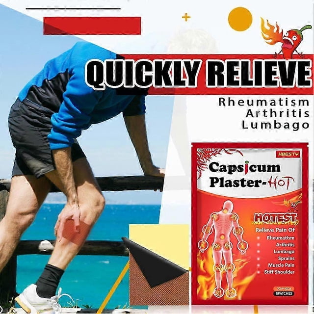 Parches Calientes Aliviar Dolor Muscular Articular Yashi Capsicum 8 Unidades