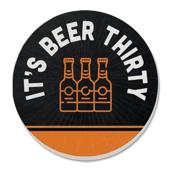 Thirstystone "Beer Thirty" Single Round Absorbent Coaster