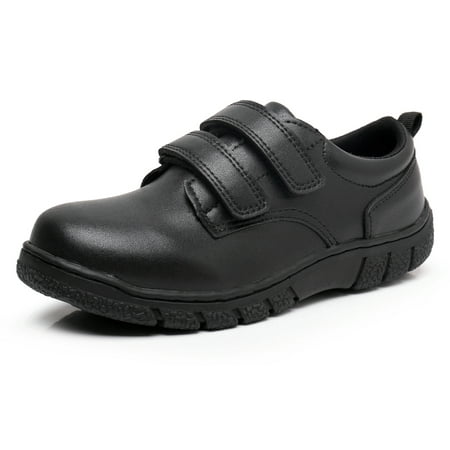 

Apakowa Boys School Uniform Shoes Adjustable Strap Comfort Dress Loafer Shoes (Toddler/Little Kid/Big Kid)