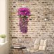 thumbnail image 5 of Simulated Rose Bouquets Simulated Flower Wall Hanging Baskets Decorative Landscaping Artificial Flowers Rattan Home Decor Flowers, 5 of 6