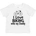 thumbnail image 3 of Inktastic I Love Biking with Daddy Boys or Girls Toddler T-Shirt, 3 of 5