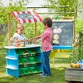 thumbnail image 6 of Melissa & Doug Wooden Grocery Store and Lemonade Stand Activity Center - Reversible Awning, 9 Bins, 9 Chalkboards, 6 of 10
