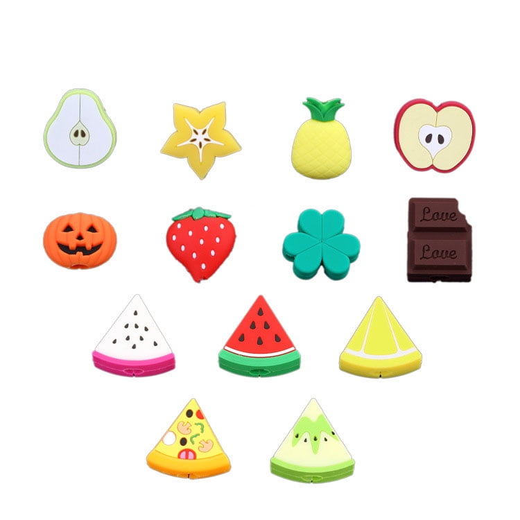 13 Pieces Cute Charging Cable Protectors For Usb Cable Fruit Charging Cable Saver For Cellphone And Tablet Data Lines Random Color Walmart Com