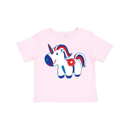 

Inktastic Unicorn Patriotic 4th of July Holiday Gift Toddler Boy or Toddler Girl T-Shirt