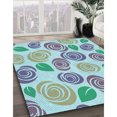 thumbnail image 3 of Ahgly Tapis d'Intérieur Lavable en Machine Carré Transitionnel Gris Laser Ou Gris Laser, 6 Pieds Carré, 3 of 7