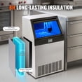 thumbnail image 4 of VEVORbrand Commercial Ice Maker 300lbs/24H, with 88lb storage bin Clear Cube LED Panel, Air Cooling, ETL Approved,, 4 of 8