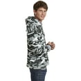 thumbnail image 3 of Port & Company Core Fleece Camo Pullover Hooded Sweatshirt-M (Winter Camo), 3 of 6
